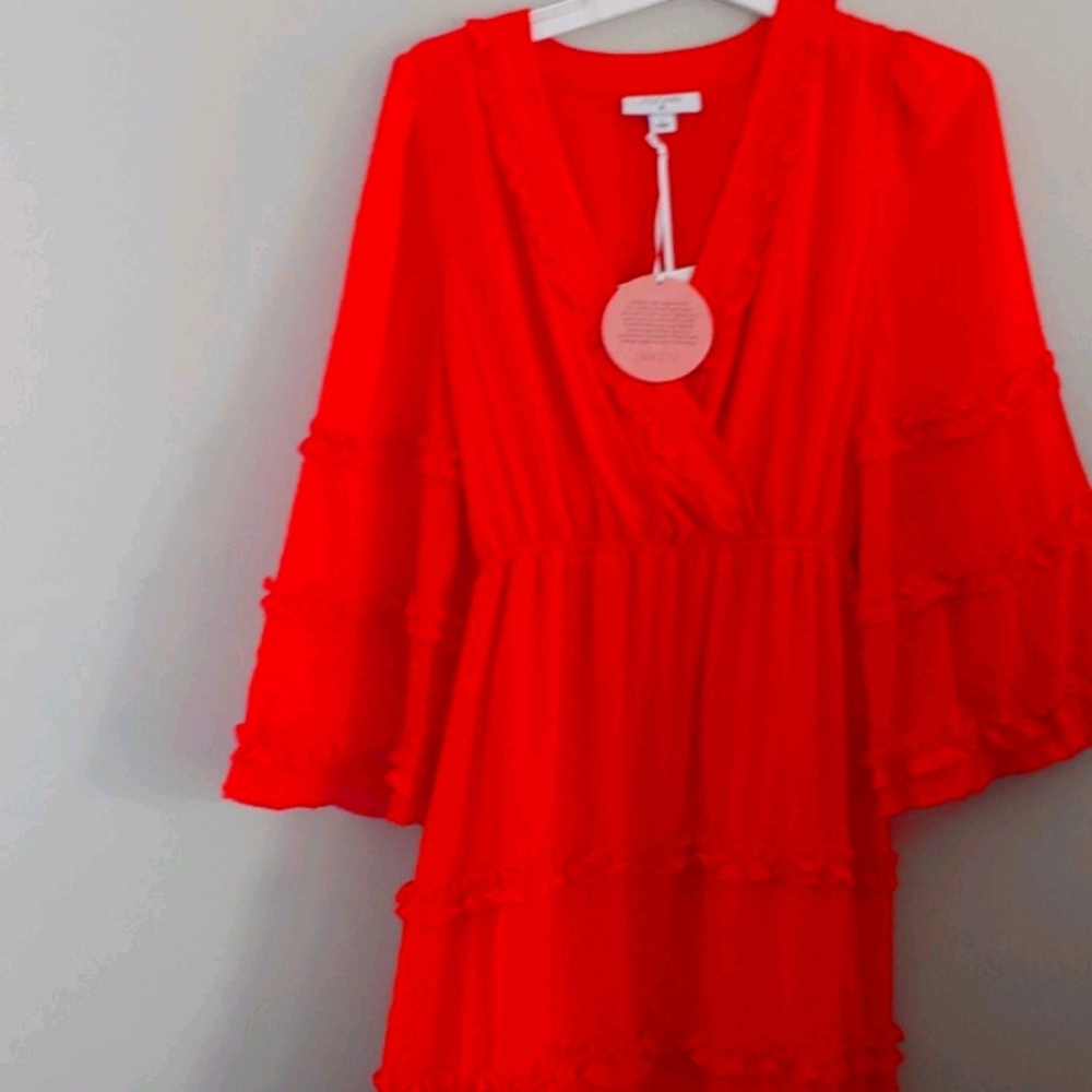 Orange dress